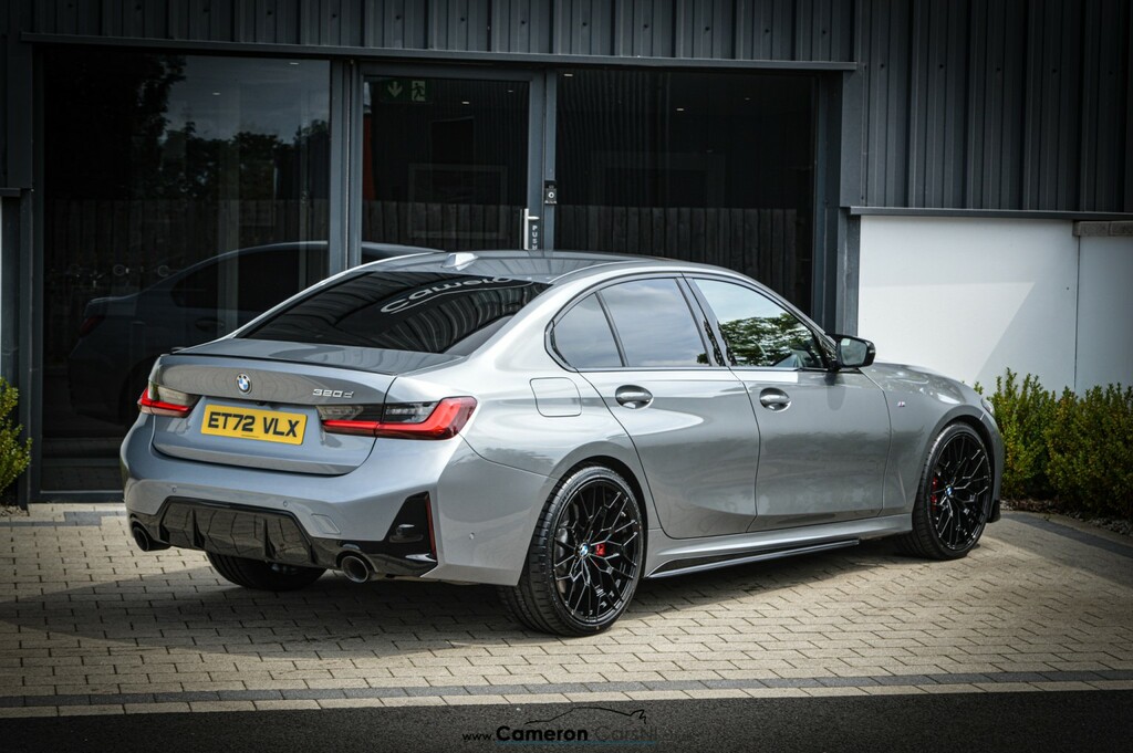 BMW 3 Series 2.0 320D M Sport Saloon ET72VLX Grey #2
