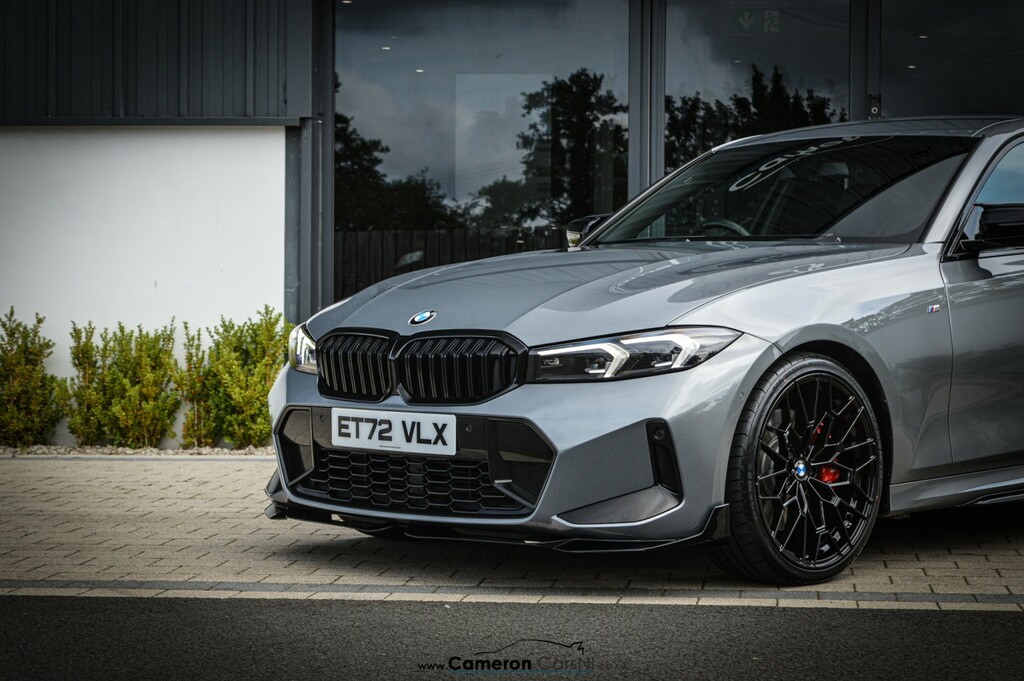 BMW 3 Series 2.0 320D M Sport Saloon ET72VLX Grey #3