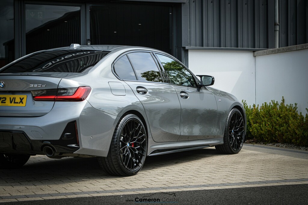BMW 3 Series 2.0 320D M Sport Saloon ET72VLX Grey #4