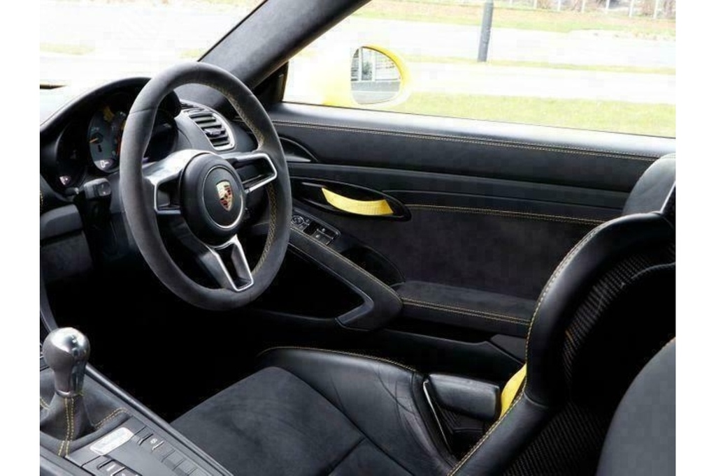 Porsche Cayman 981 Gt4 Yellow #5
