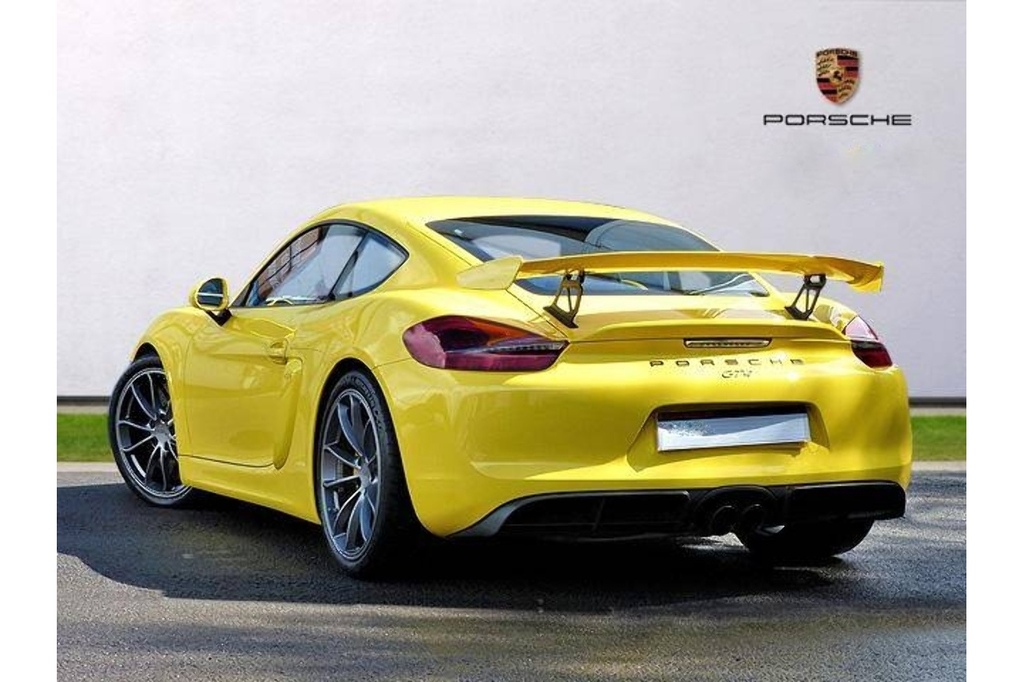 Porsche Cayman 981 Gt4 Yellow #2