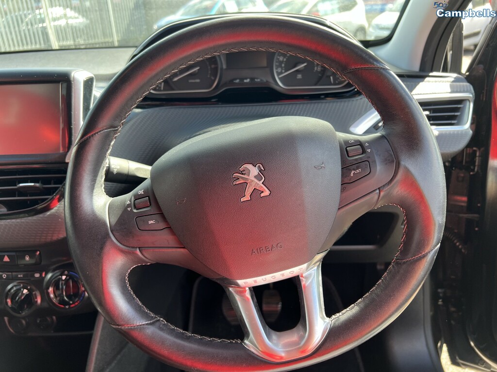 Peugeot 208 Hatchback 1.2 Puretech Allure 2017 Black #6