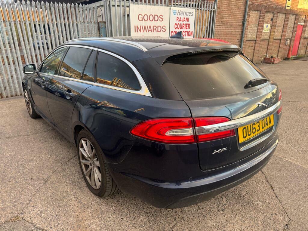 Jaguar XF 2.2D Luxury Sportbrake Euro 5 S S OU63OAA Blue #4
