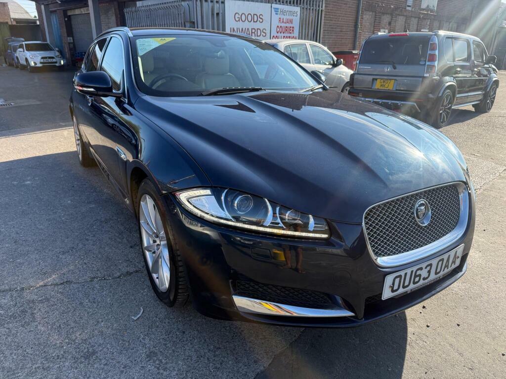 Jaguar XF 2.2D Luxury Sportbrake Euro 5 S S OU63OAA Blue #5