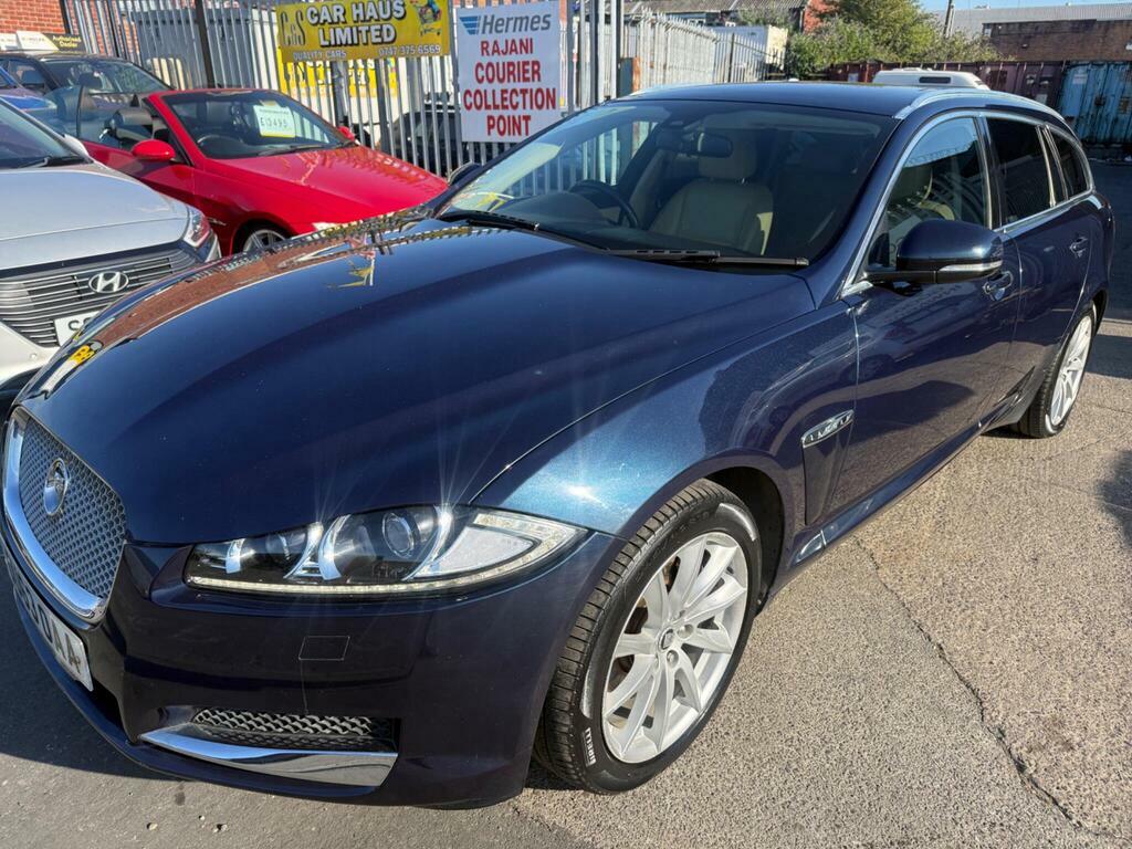 Jaguar XF 2.2D Luxury Sportbrake Euro 5 S S OU63OAA Blue #3
