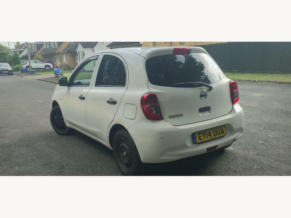 Nissan Micra 1.2 Visia Cvt Euro 5 White #4