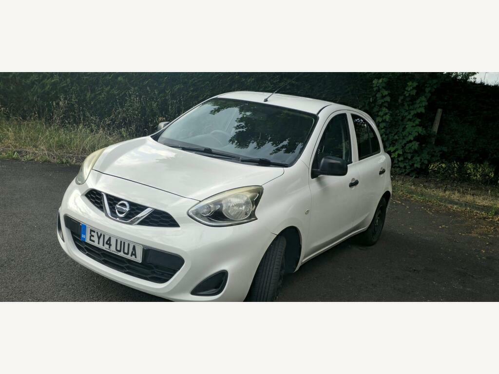 Nissan Micra 1.2 Visia Cvt Euro 5 White #3