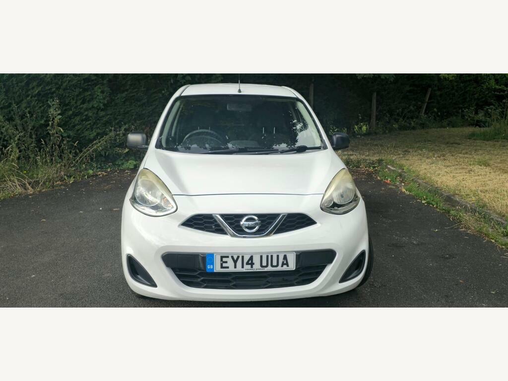Nissan Micra 1.2 Visia Cvt Euro 5 White #2