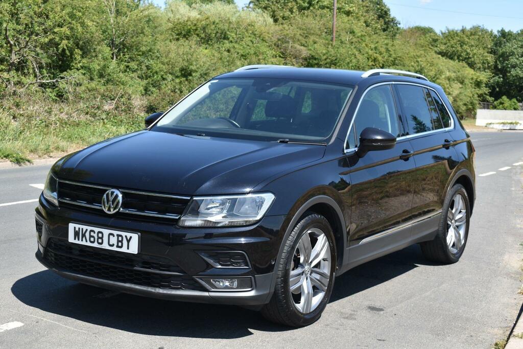 Volkswagen Tiguan 2.0 Tdi Match Euro 6 Ss WK68CBY Black #4