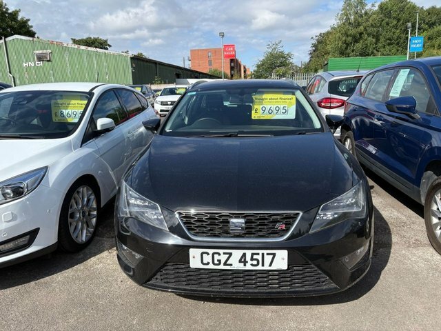Seat Leon 2.0 Tdi Fr Sport Tourer Euro 6 Black #2