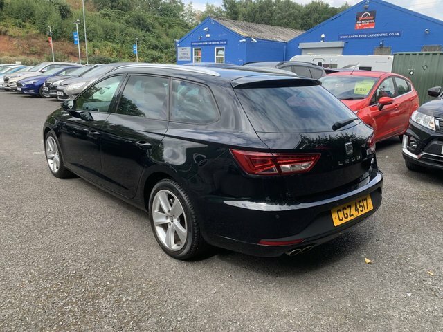 Seat Leon 2.0 Tdi Fr Sport Tourer Euro 6 Black #5