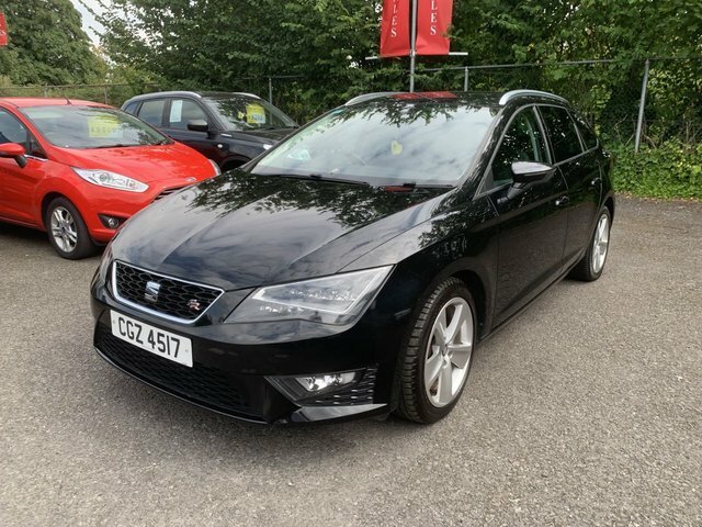 Seat Leon 2.0 Tdi Fr Sport Tourer Euro 6 Black #3