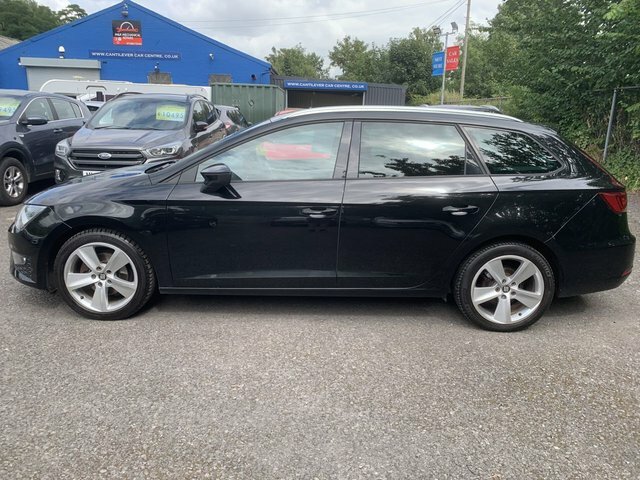 Seat Leon 2.0 Tdi Fr Sport Tourer Euro 6 Black #4