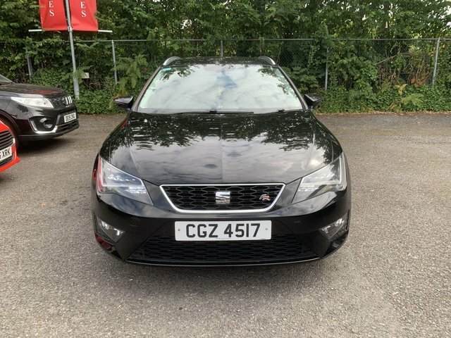 Seat Leon 2.0 Tdi Fr Sport Tourer Euro 6 Black #2