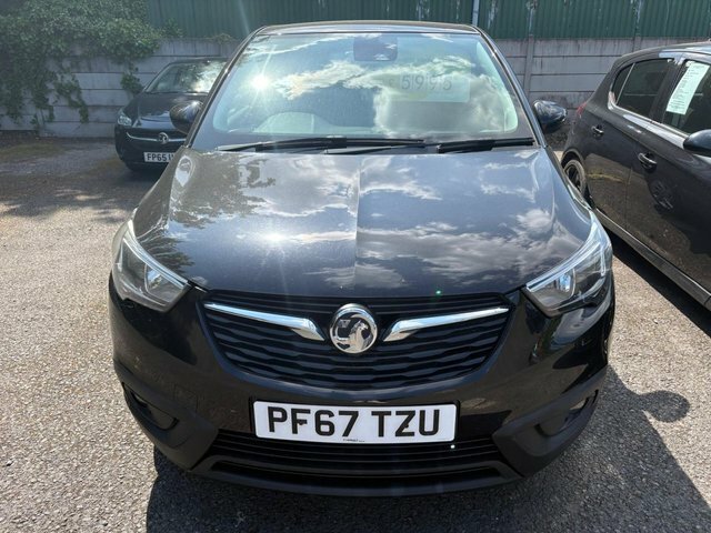 Vauxhall Crossland X 1.2 Turbo Ecotec Se Suv Euro 6 PF67TZU Black #2