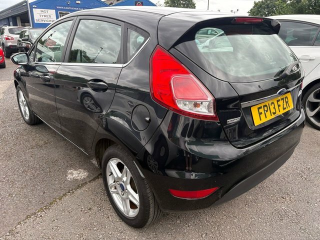 Ford Fiesta 1.0 Zetec Hatchback Euro 5 S S Black #4