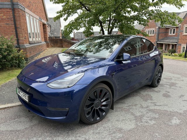 Tesla Model Y Dual Motor Performance Suv 4Wd BW72RBX Blue #3
