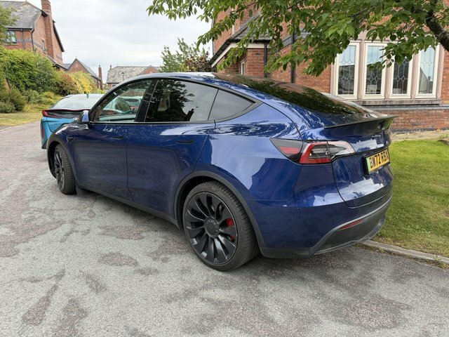 Tesla Model Y Dual Motor Performance Suv 4Wd BW72RBX Blue #4