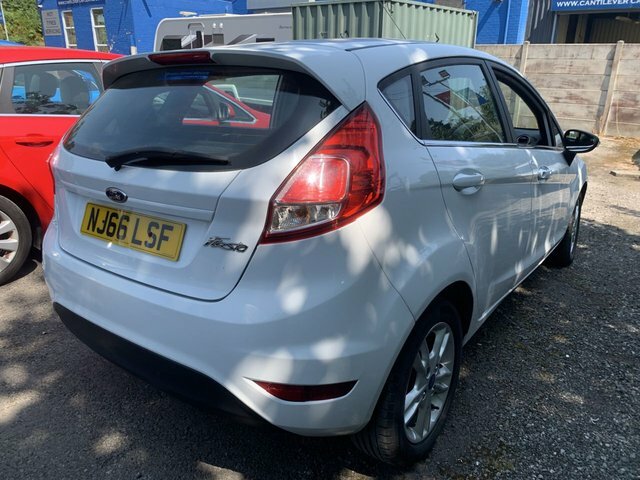Ford Fiesta 1.25 Zetec Hatchback Euro 6 82 NJ66LSF White #5