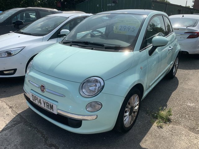 Fiat 500 1.2 Lounge Hatchback Euro 6 S S Green #3