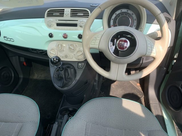 Fiat 500 1.2 Lounge Hatchback Euro 6 S S Green #6