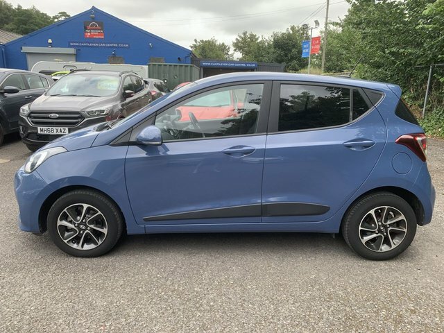 Hyundai I10 1.0 Premium Hatchback Euro 6 66 Blue #4