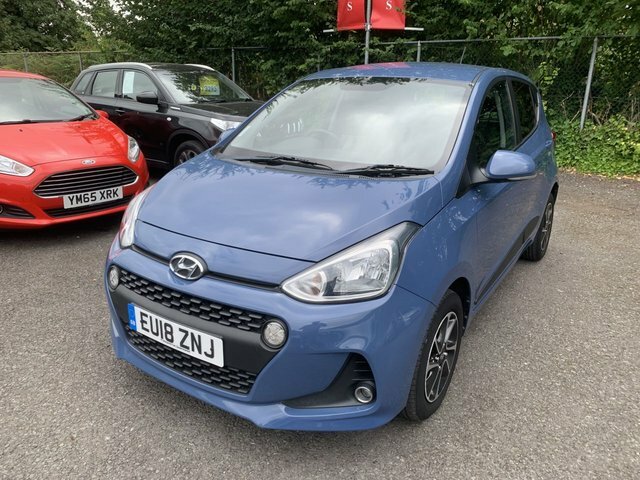 Hyundai I10 1.0 Premium Hatchback Euro 6 66 Blue #3
