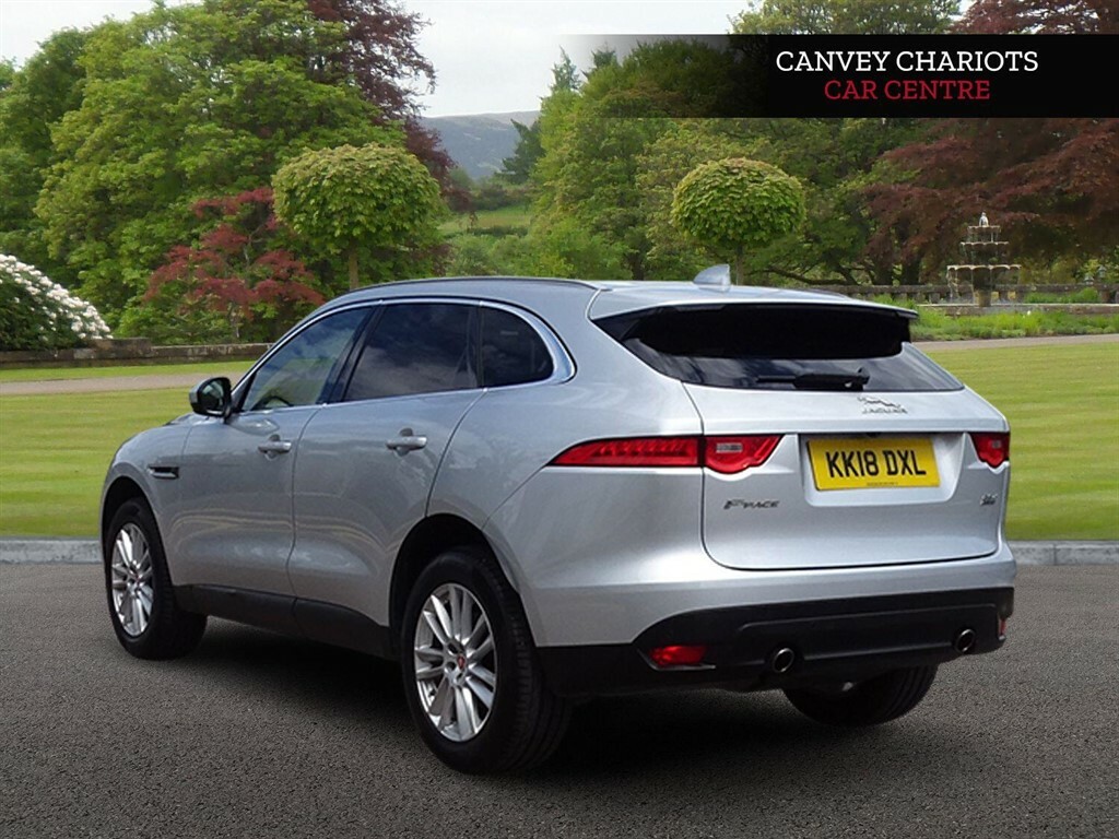 Jaguar F-Pace 2.0 D240 Portfolio Awd Euro 6 Ss KK18DXL Silver #4