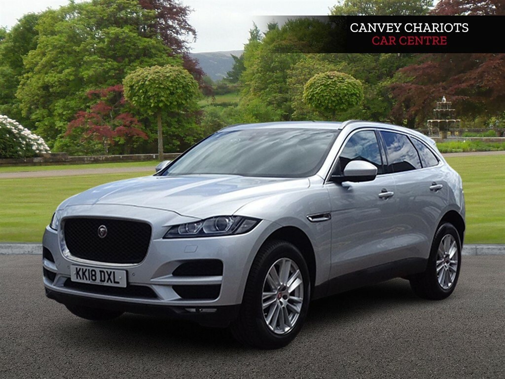 Jaguar F-Pace 2.0 D240 Portfolio Awd Euro 6 Ss KK18DXL Silver #3