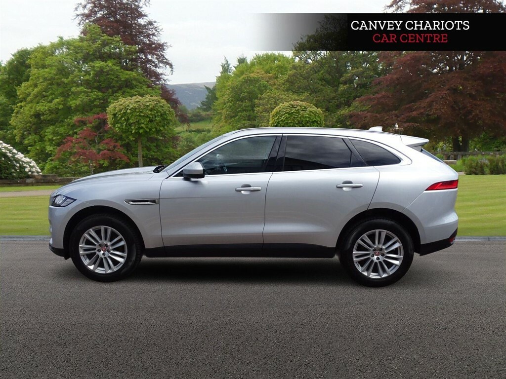Jaguar F-Pace 2.0 D240 Portfolio Awd Euro 6 Ss KK18DXL Silver #5