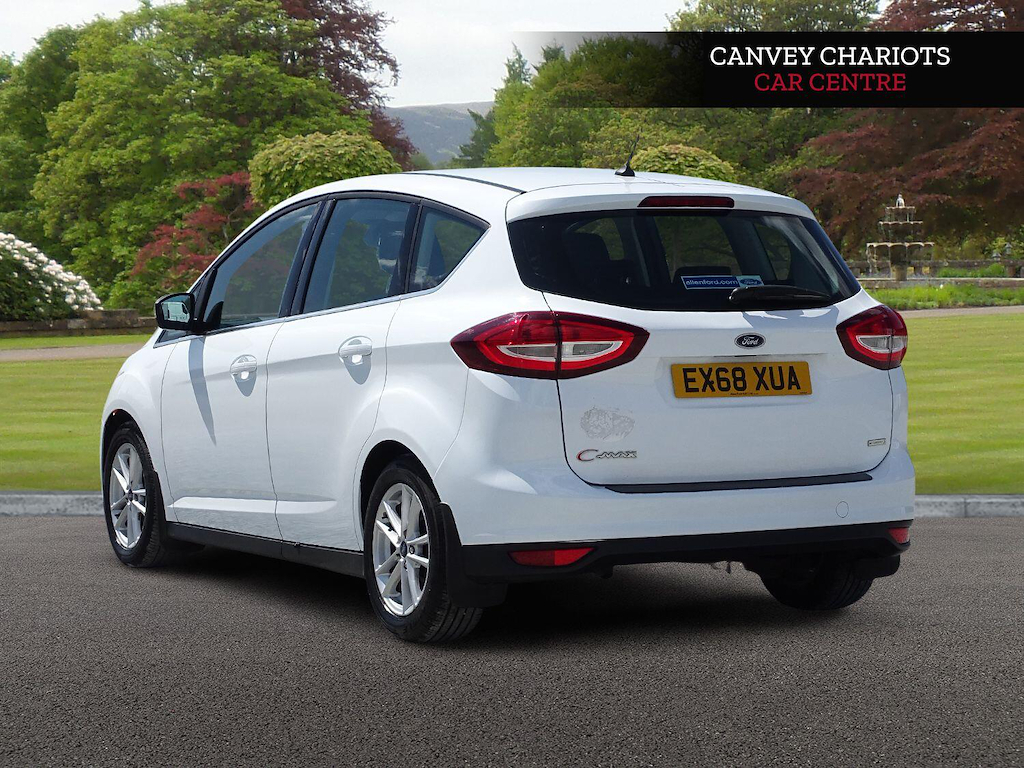 Ford C-Max 1.0T Ecoboost Gpf Zetec Euro 6 Ss EX68XUA White #4