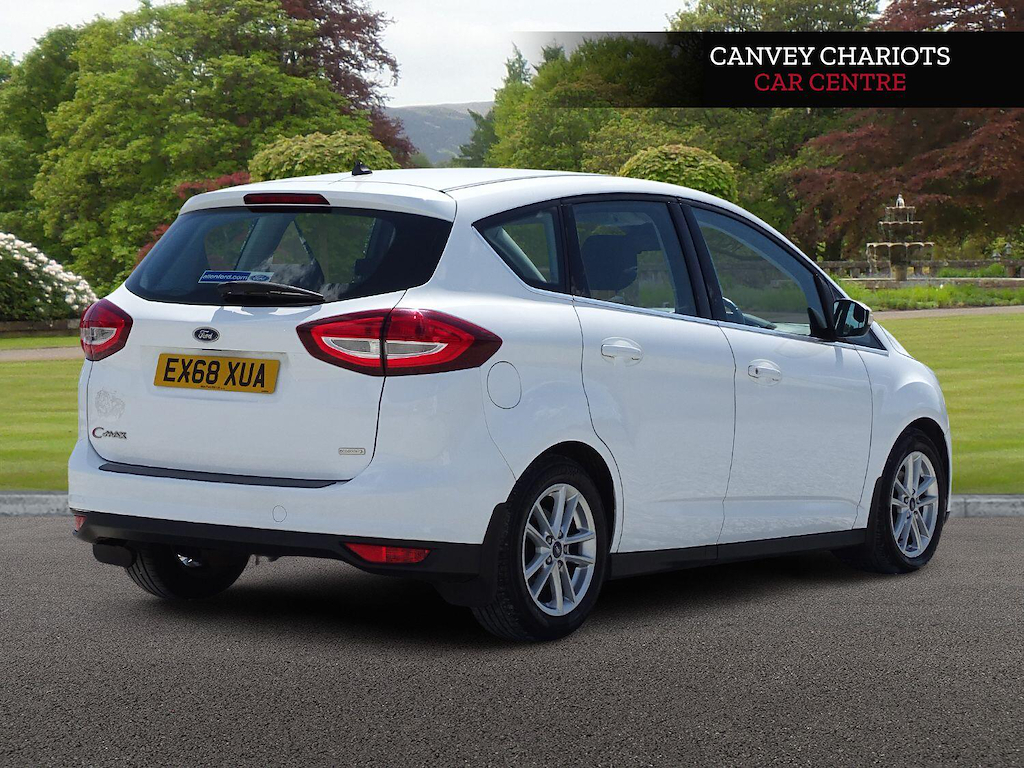 Ford C-Max 1.0T Ecoboost Gpf Zetec Euro 6 Ss EX68XUA White #3