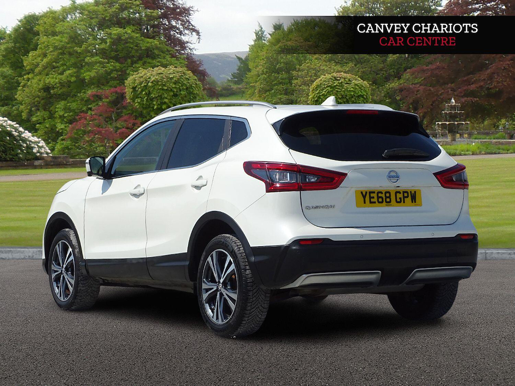 Nissan Qashqai 1.6 Dig-t N-connecta Euro 6 Ss YE68GPW White #4