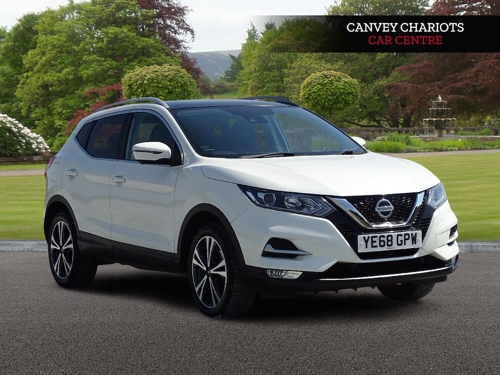 Nissan Qashqai 1.6 Dig-t N-connecta Euro 6 Ss YE68GPW White #2