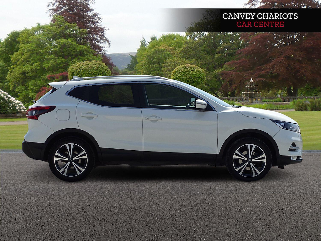 Nissan Qashqai 1.6 Dig-t N-connecta Euro 6 Ss YE68GPW White #5