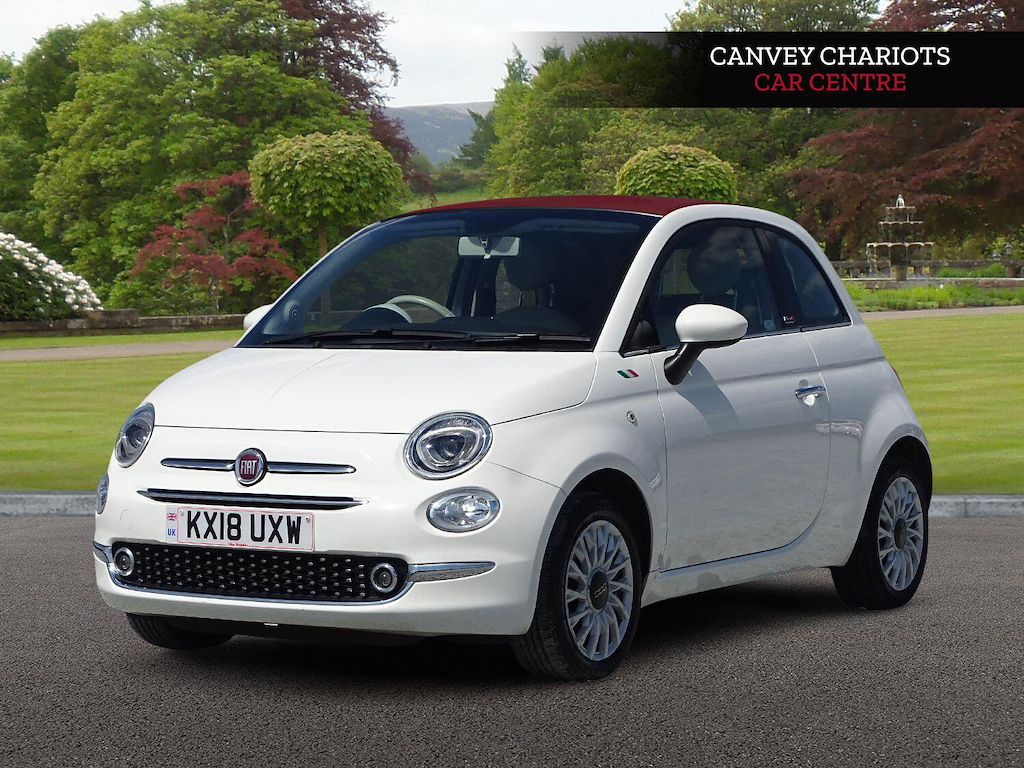 Fiat 500C 1.2 Eco Lounge Euro 6 Ss White