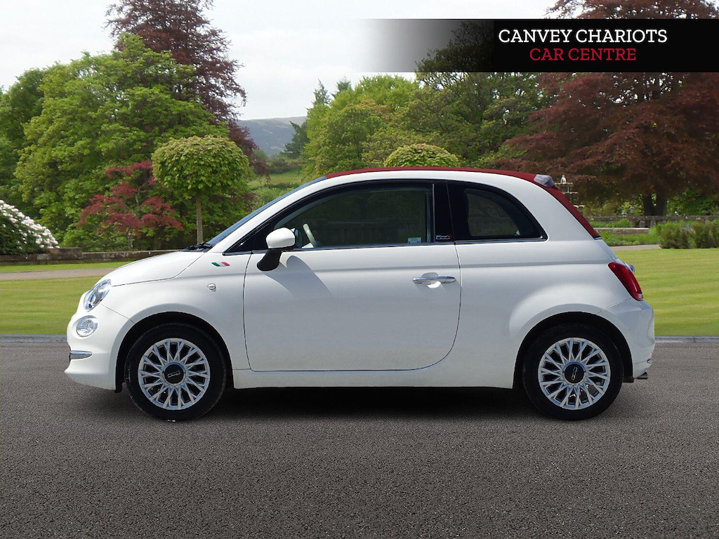 Fiat 500C 1.2 Eco Lounge Euro 6 Ss KX18UXW White #6