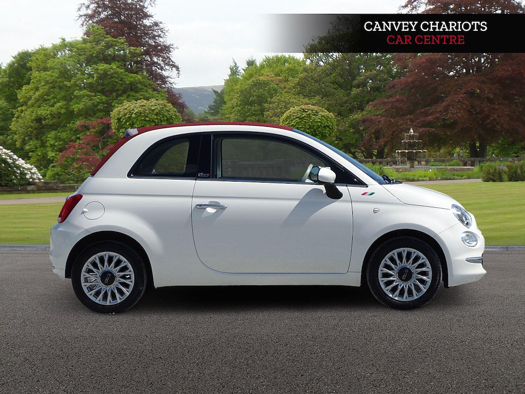 Fiat 500C 1.2 Eco Lounge Euro 6 Ss KX18UXW White #5