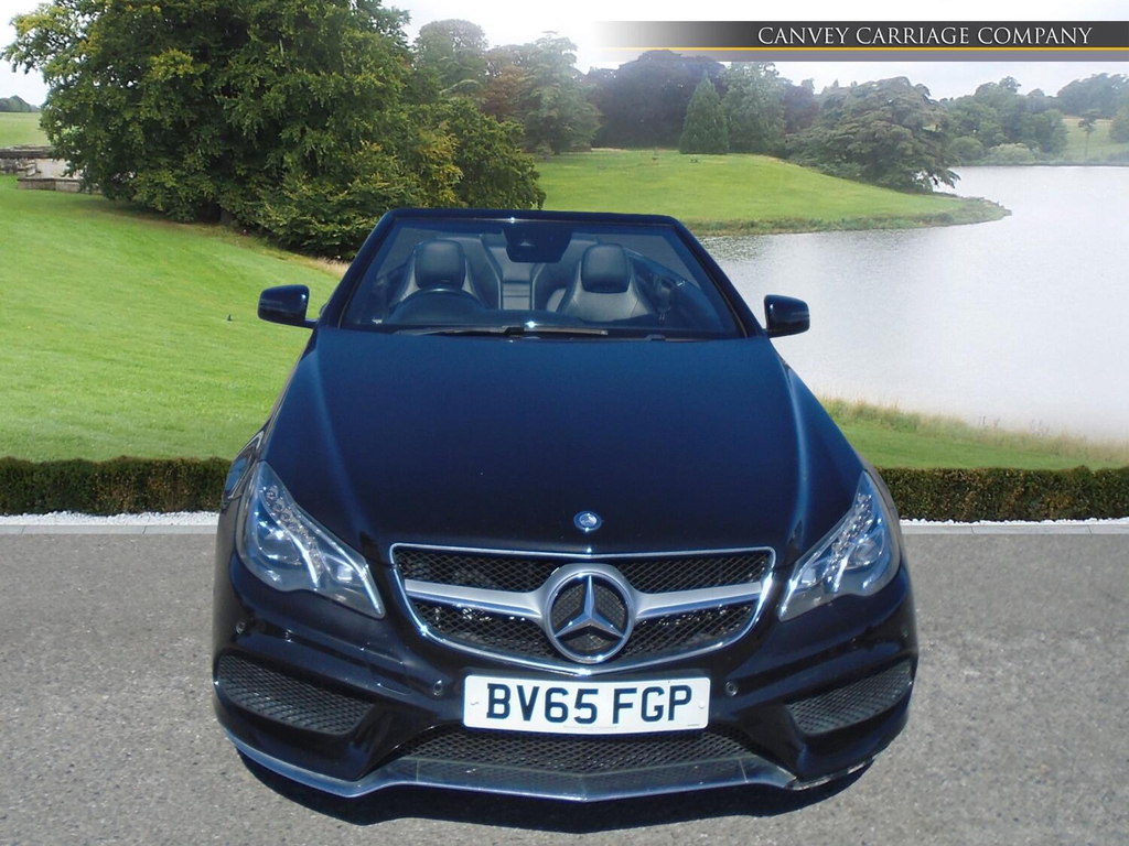 Mercedes-Benz E Class 3.0 V6 Bluetec Amg Line Cabriolet G-tronic Euro 6 BV65FGP Black #5