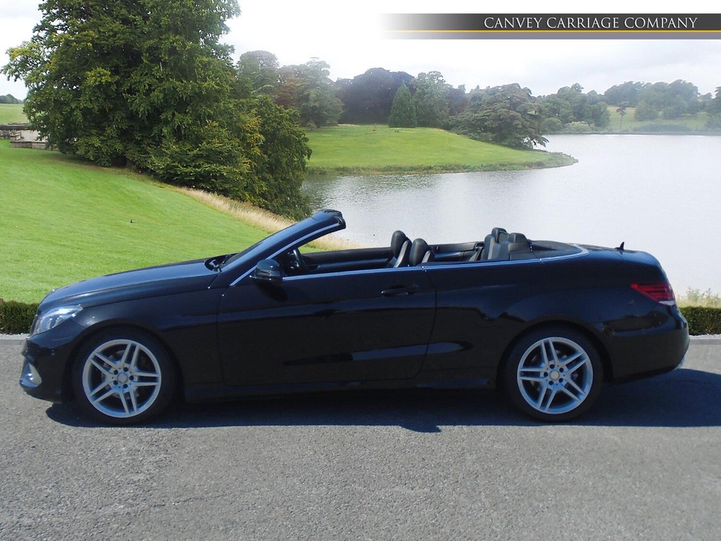 Mercedes-Benz E Class 3.0 V6 Bluetec Amg Line Cabriolet G-tronic Euro 6 BV65FGP Black #4
