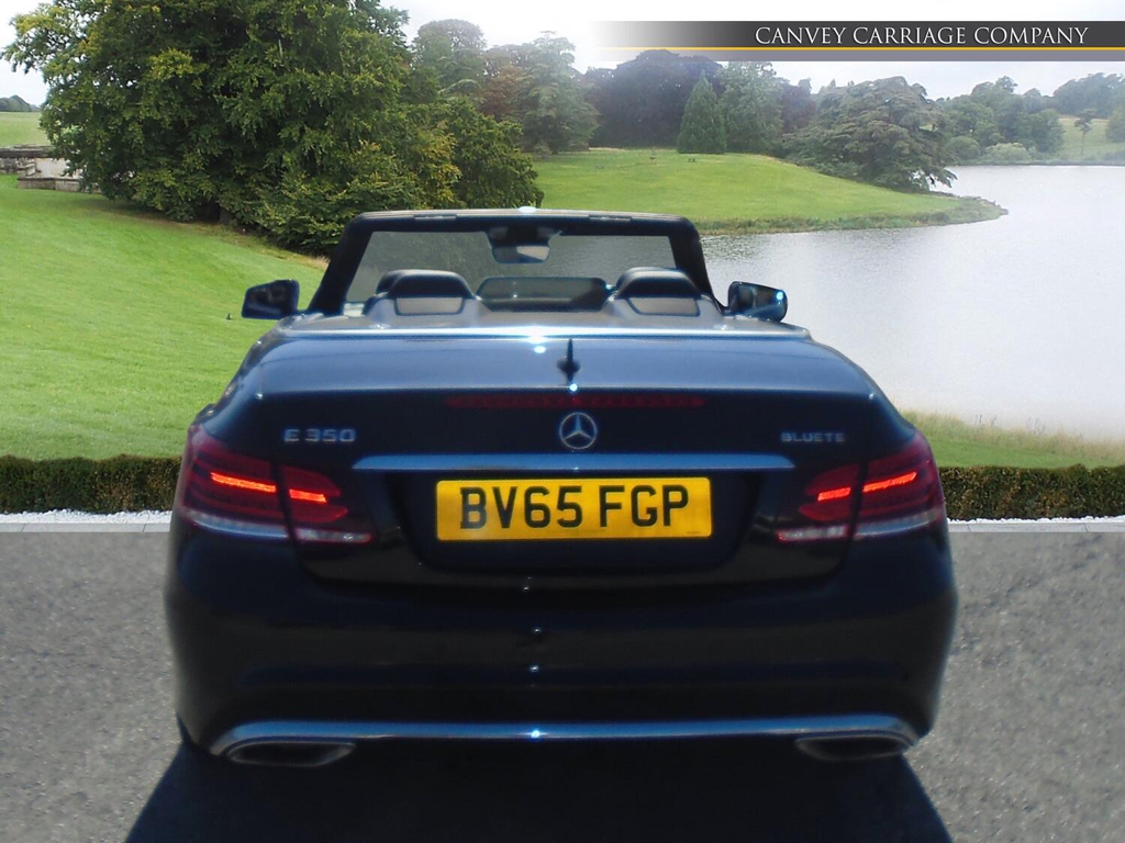 Mercedes-Benz E Class 3.0 V6 Bluetec Amg Line Cabriolet G-tronic Euro 6 BV65FGP Black #6