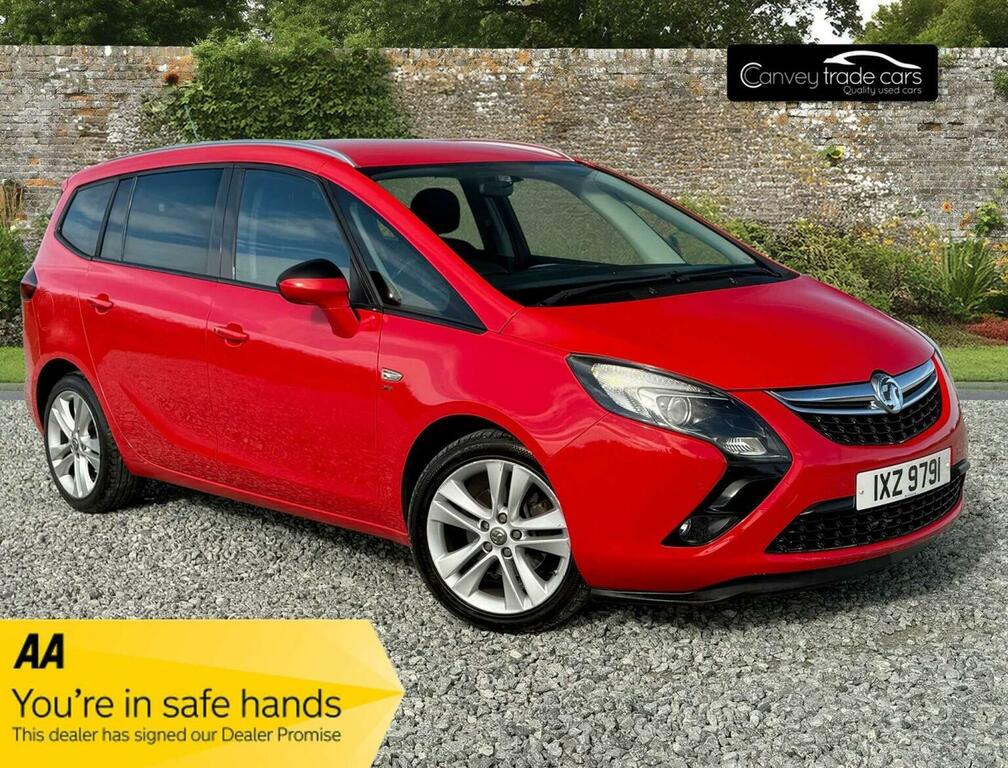 Vauxhall Zafira Tourer Mpv 1.4I Turbo Sri Euro 6 201616 Red