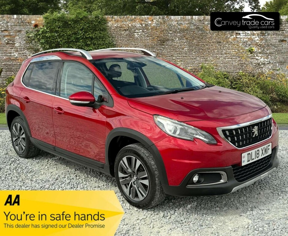 Peugeot 2008 Suv 1.2 Puretech Allure Euro 6 201818 DL18XWF Red