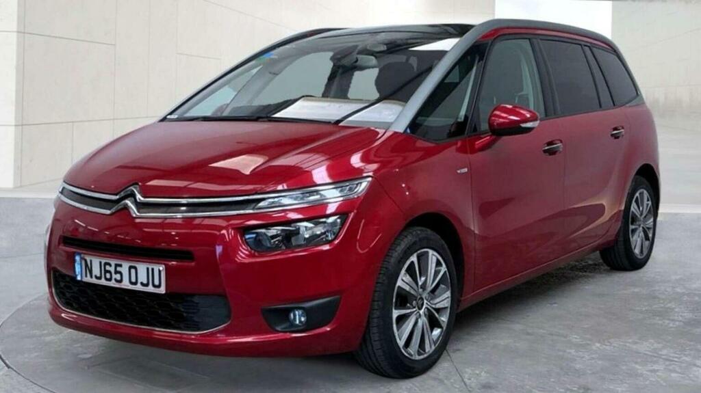 Citroen Grand C4 Picasso 1.6 Bluehdi Exclusive Euro 6 Ss Red #3