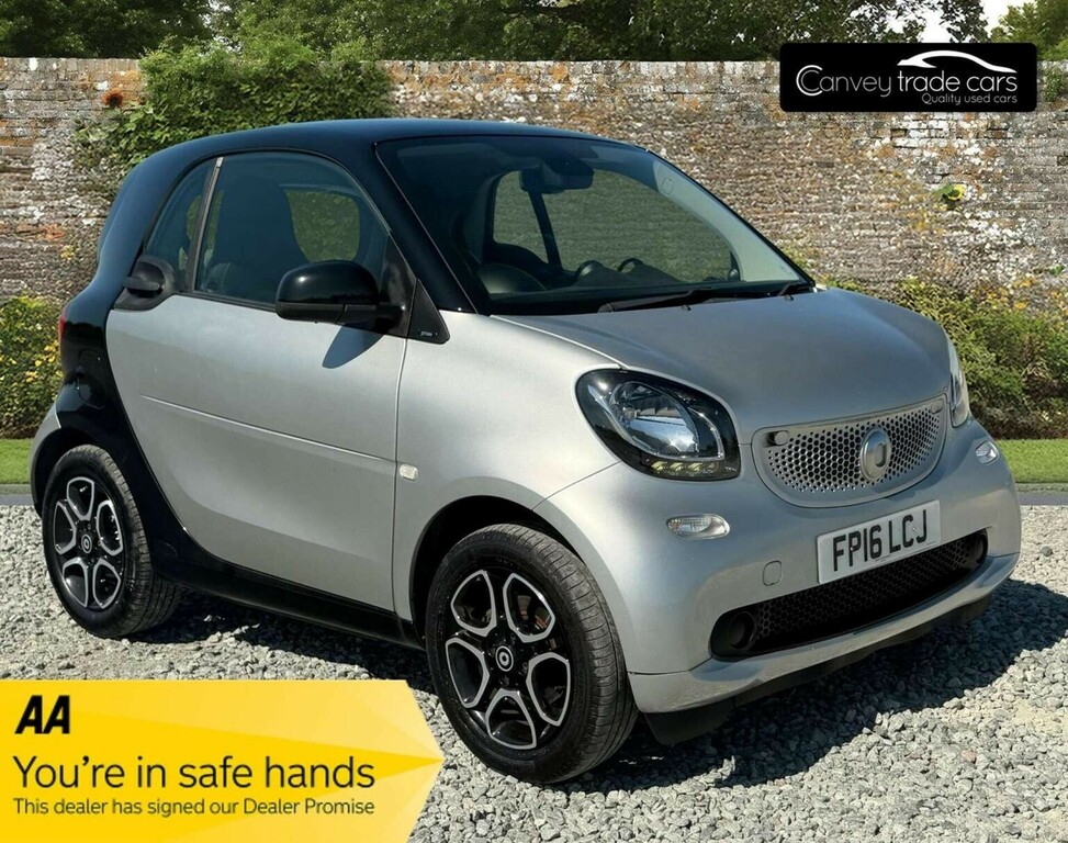Smart Fortwo Coupe Coupe 1.0 Prime Premium Euro 6 Ss 20161 Silver