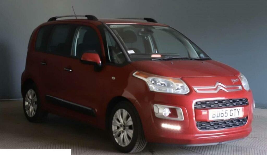 Citroen C3 Picasso 1.2 Puretech Exclusive Euro 6 Red