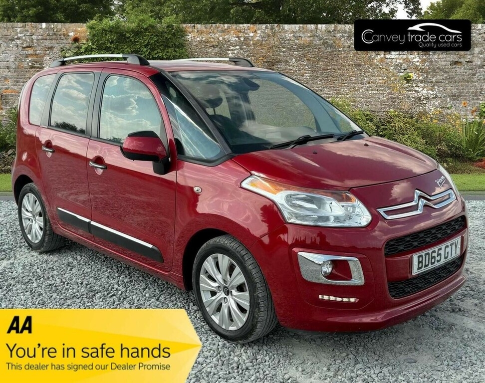 Citroen C3 Picasso Mpv 1.2 Puretech Exclusive Euro 6 201565 Red
