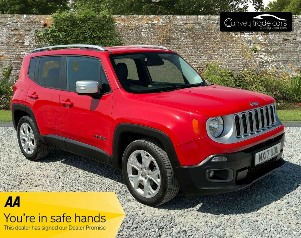 Jeep Renegade Suv 1.6 Multijetii Limited Euro 6 Ss 2017 Red