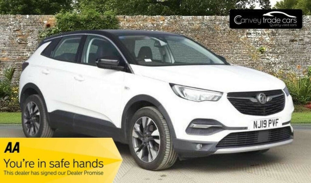 Vauxhall Grandland X 1.2 Turbo Sport Nav Euro 6 Ss White