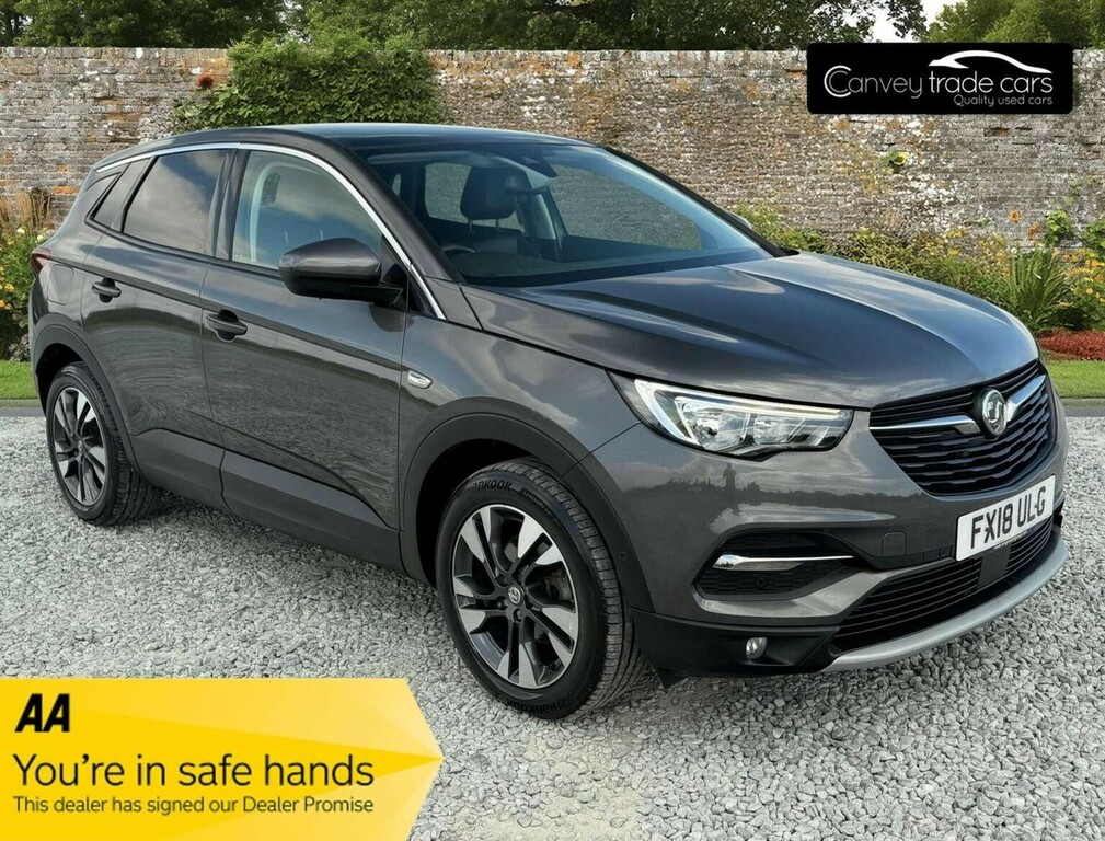 Vauxhall Grandland X Suv 1.2 Turbo Sport Nav Euro 6 Ss 201818 Grey